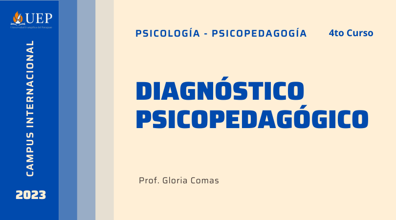Diagnostico Psicopedagógico en Instituciones Educativas, de Salud y Comunitarias