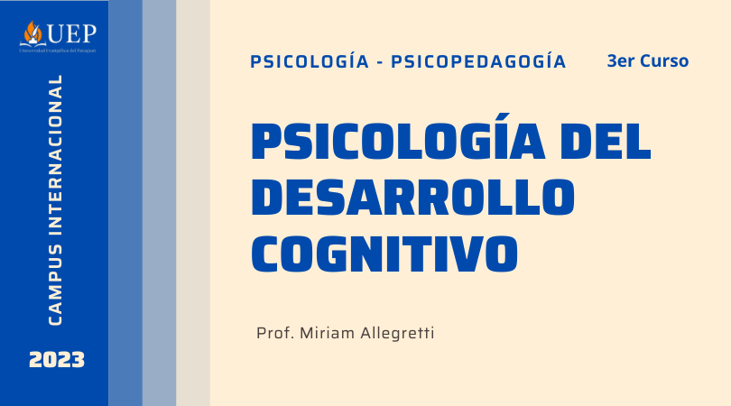 Psicopedagogía del Desarrollo Afectivo y Cognitivo