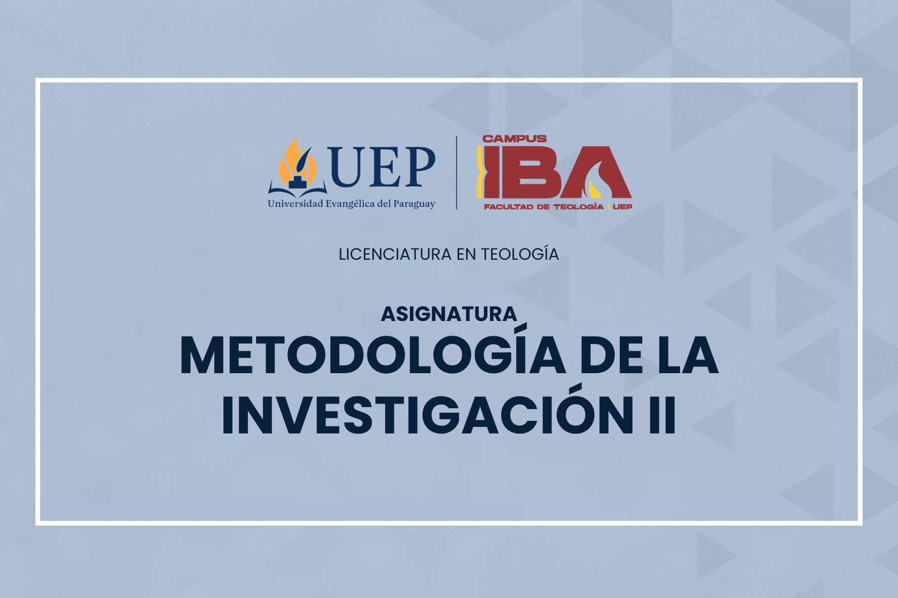 METODOLOGÍA DE LA INVESTIGACIÓN II