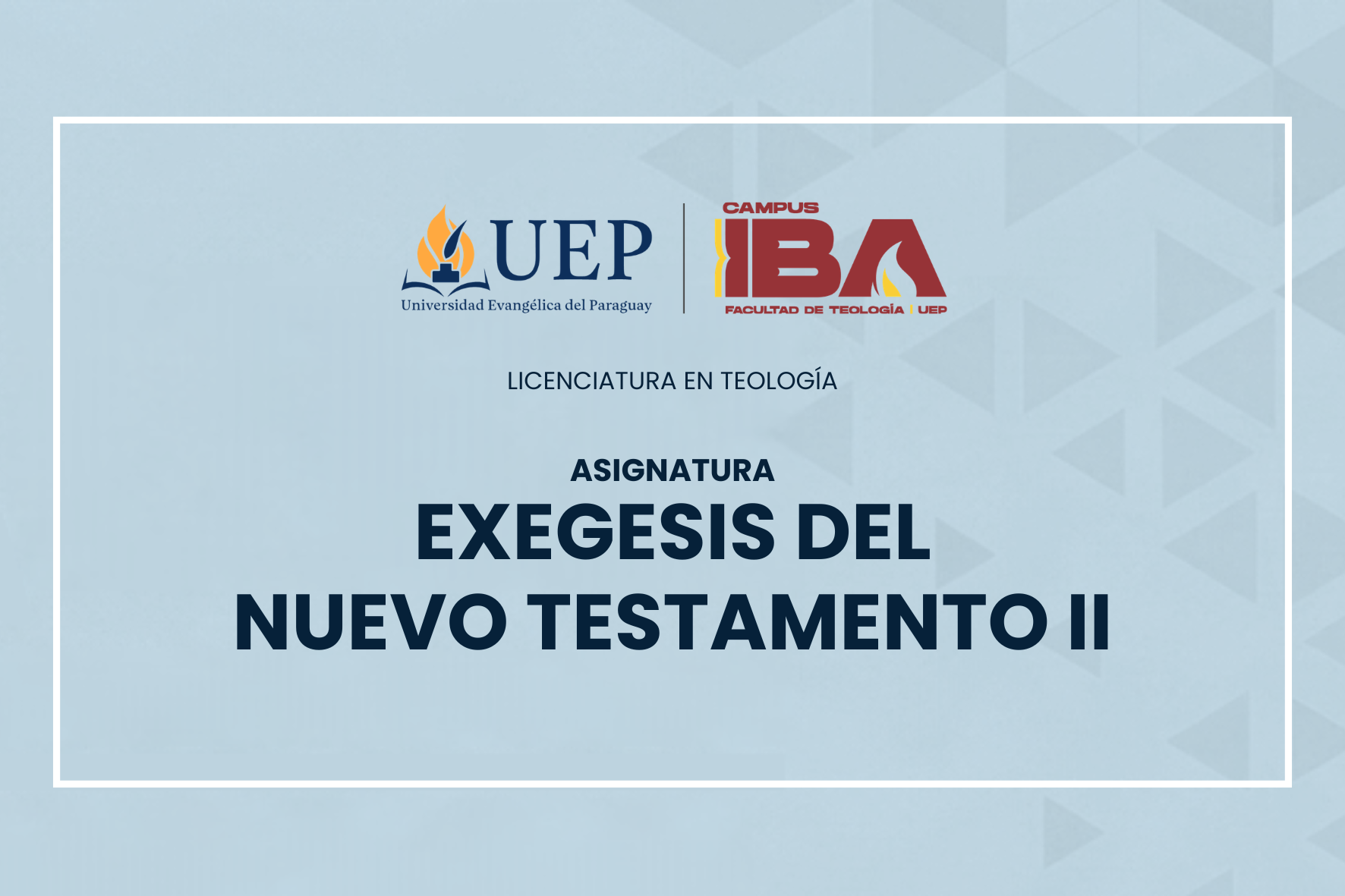 EXEGESIS NT II