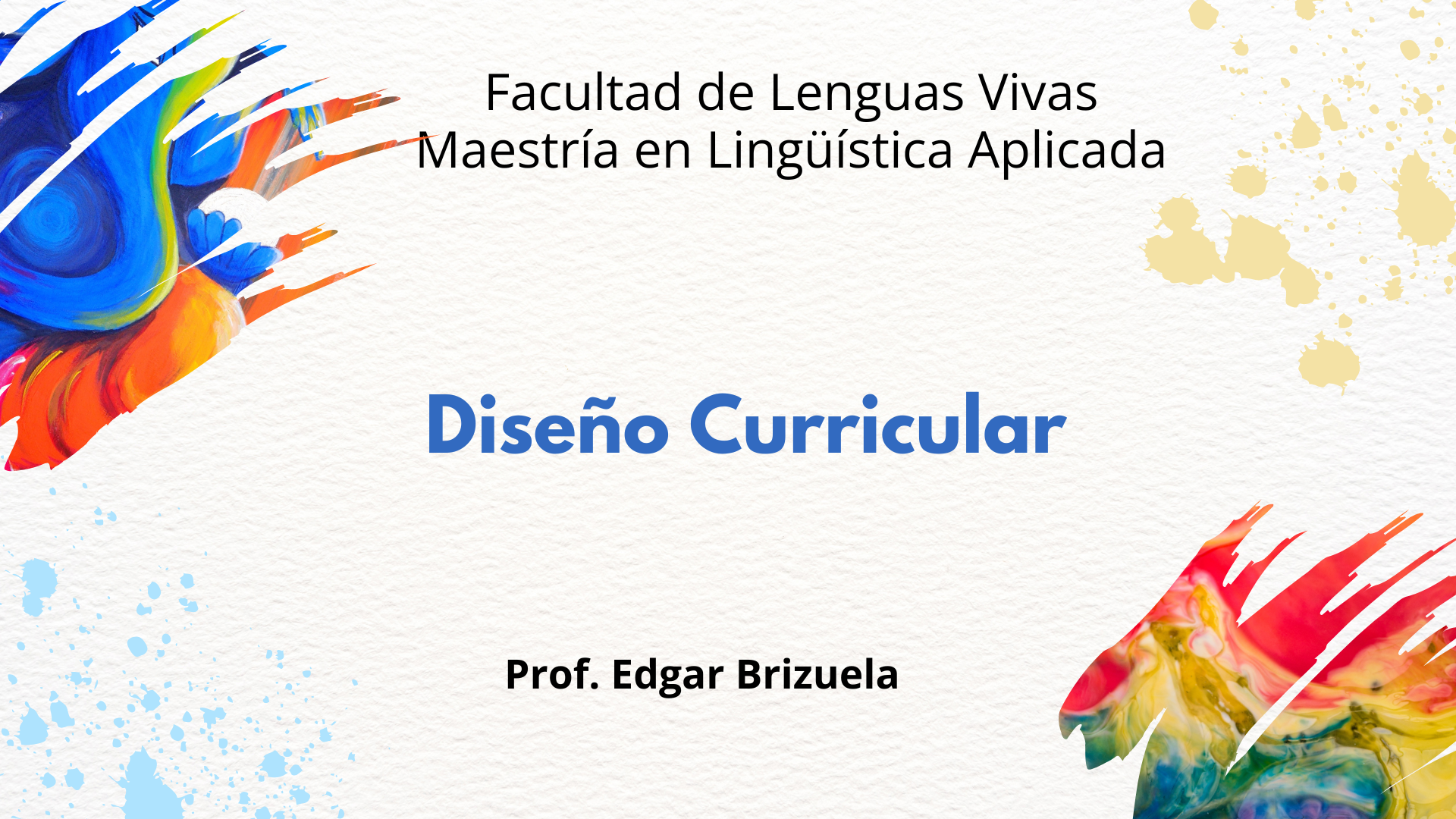 Diseño Curricular