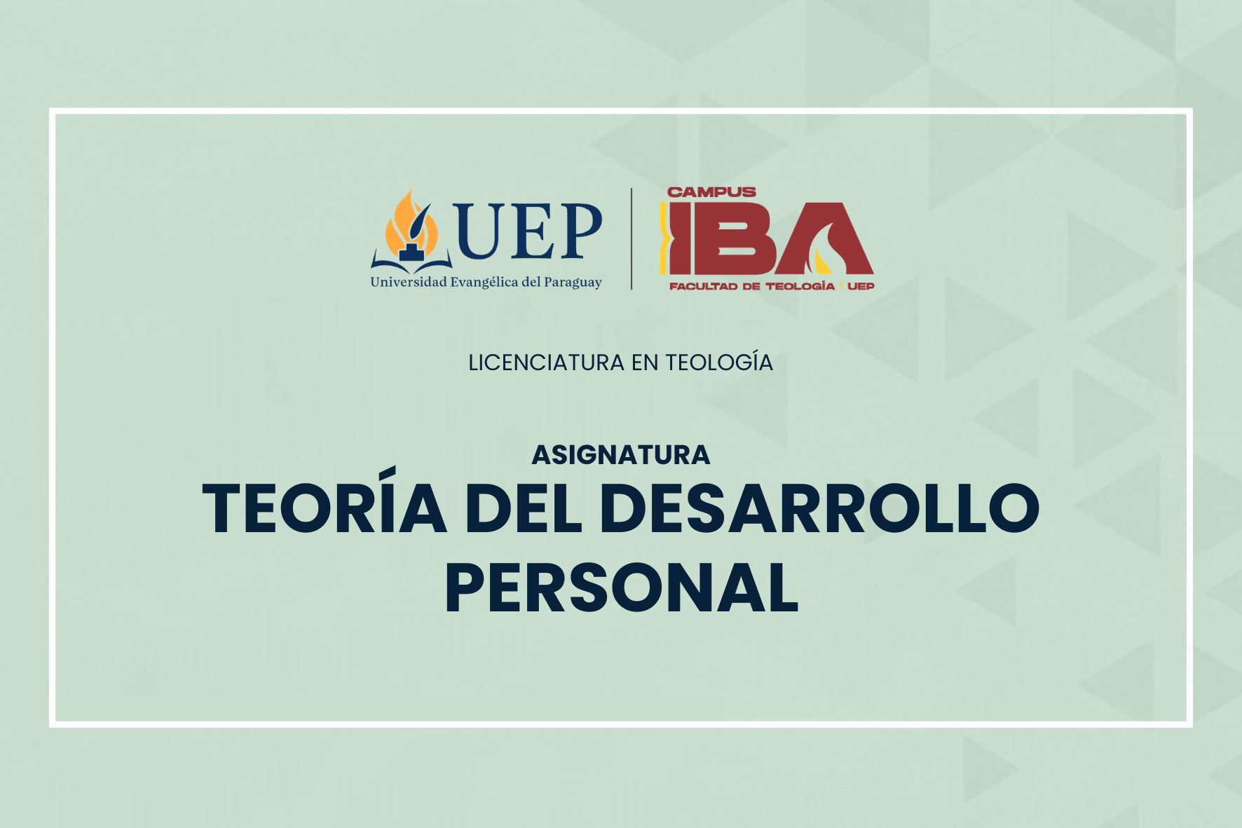 TEORÍA DEL DESARROLLO PERSONAL
