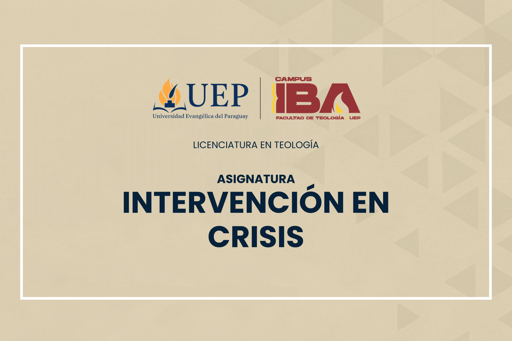 INTERVENCIÓN EN CRISIS