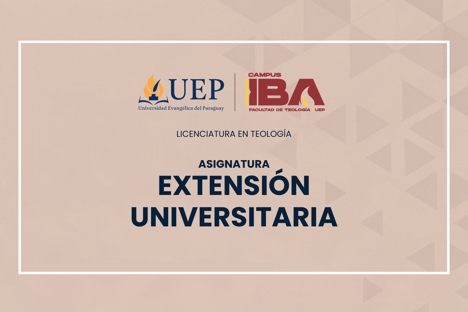 EXTENSION UNIVERSITARIA