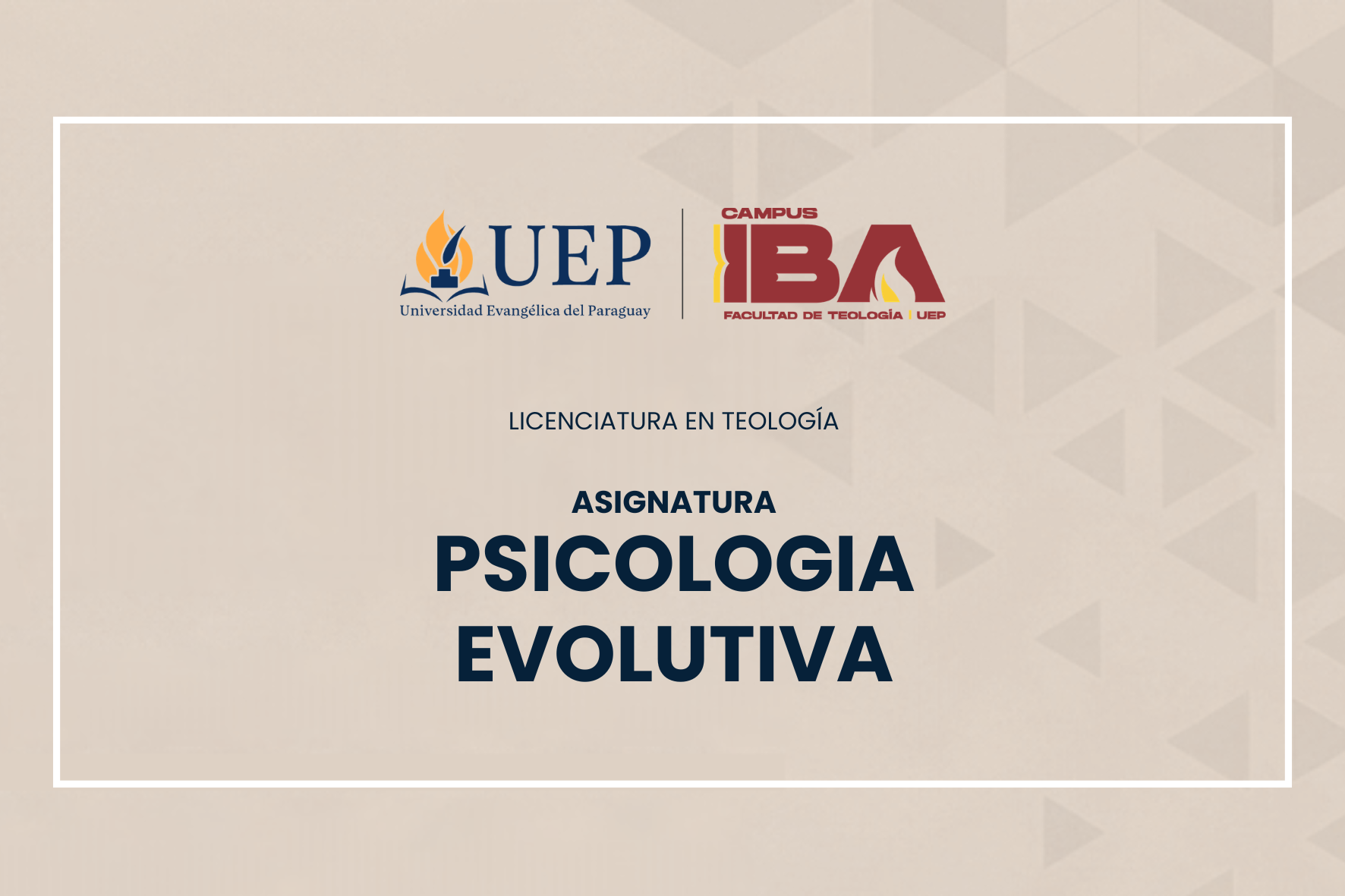 PSICOLOGIA EVOLUTIVA