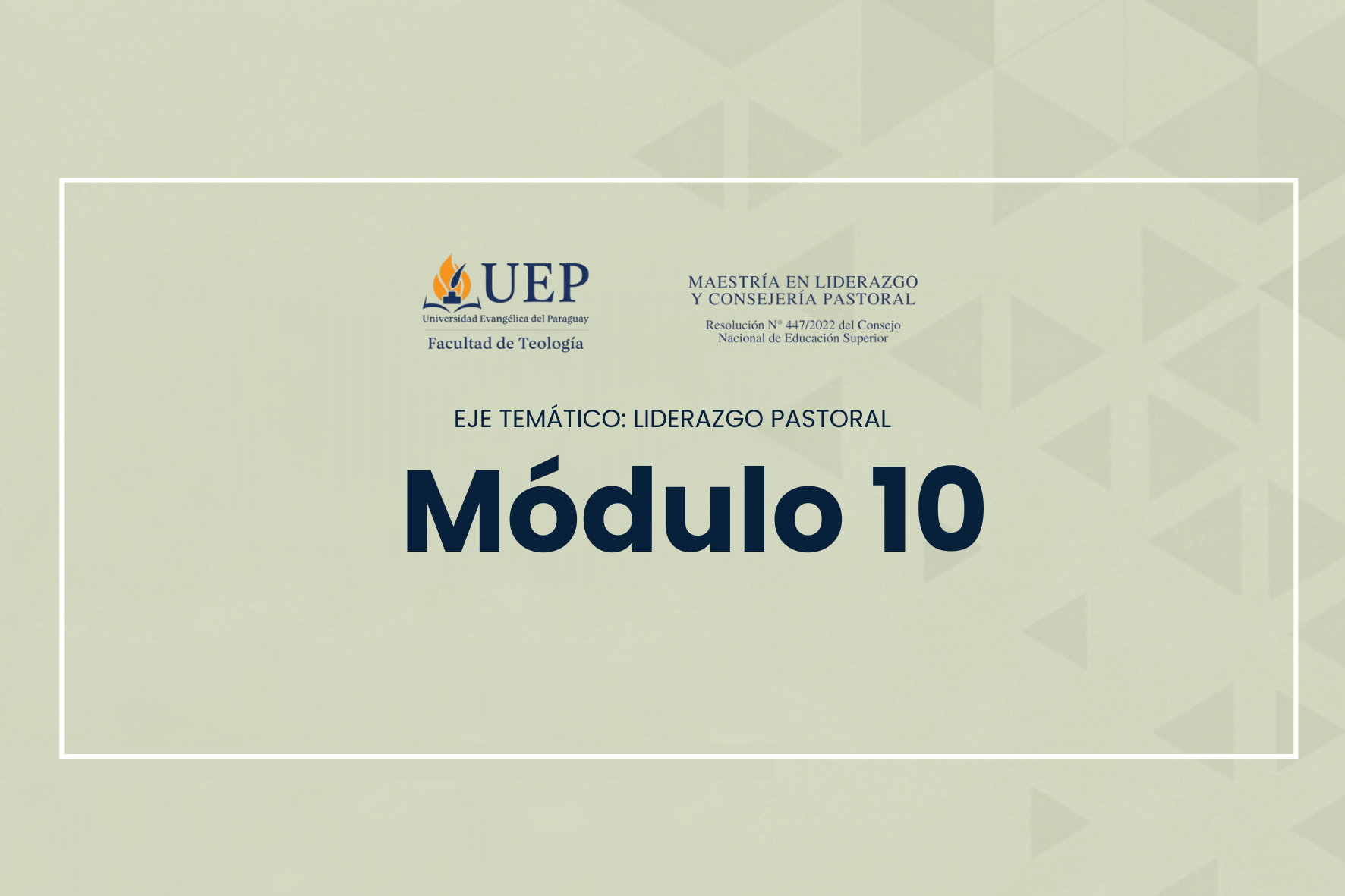 U. SEMINARIO DE INVESTIGACION PRESENCIAL 1